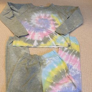 Kids Tie-Dye Matching Set